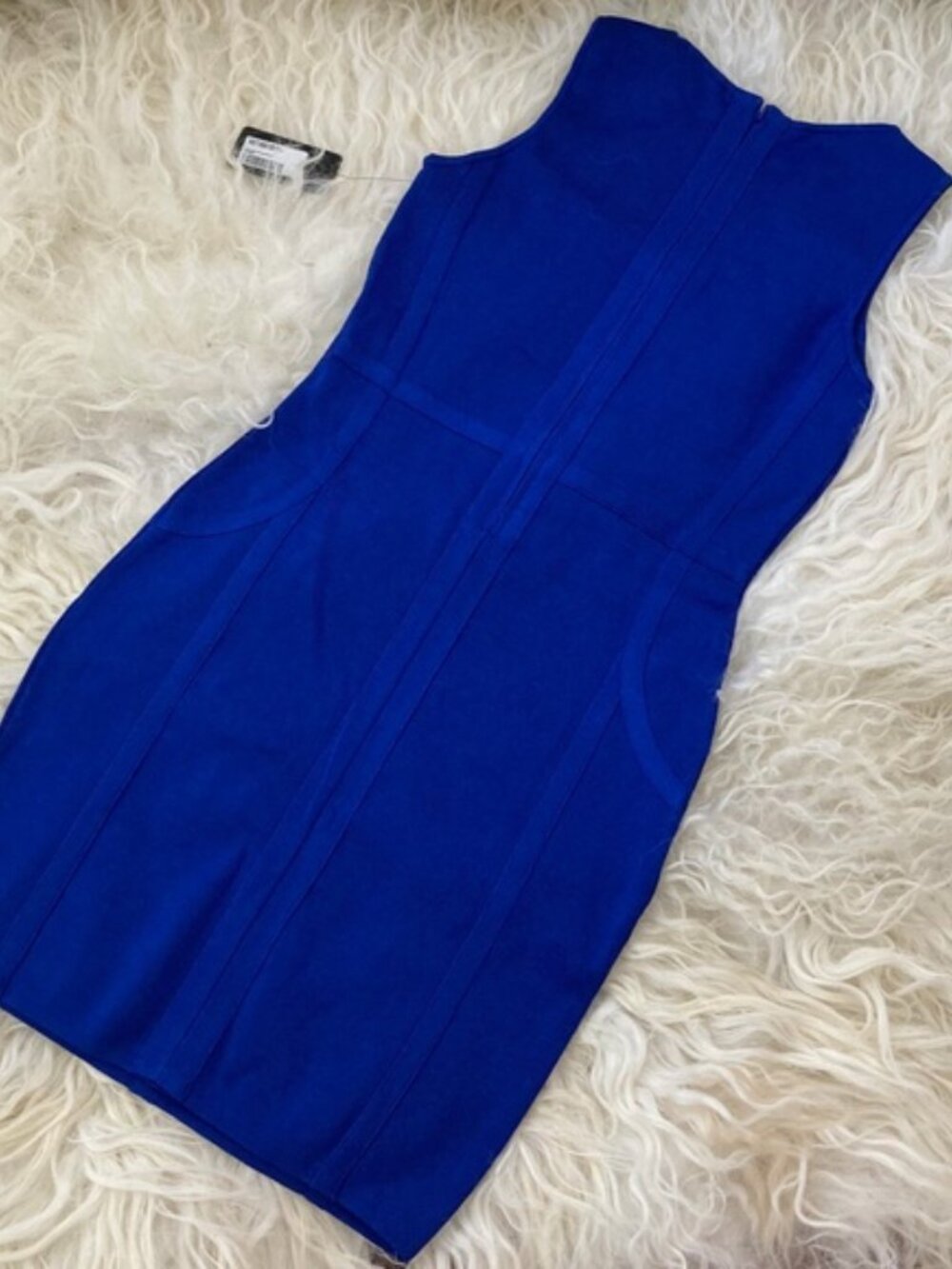 GUESS WOMENS BANDAGE COCKTAIL BODYCON DRESS 1004 - Picture 4 of 9